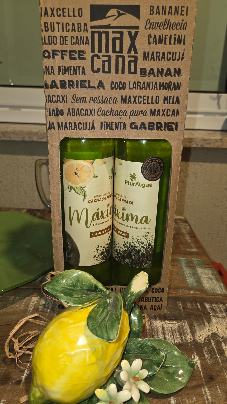Kit verão Máxima - Dose dupla da Cachaça MÁXIMA 500ml